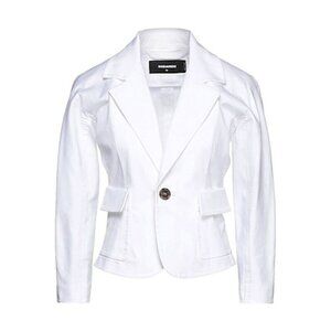 DSQUARED2 Women's White Fitted Blazer Jacket – IT 38 / US 2 NWT